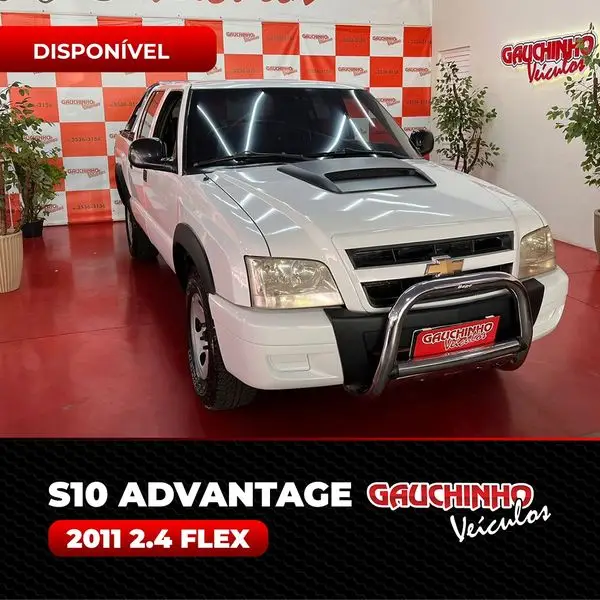 Carro Chevrolet S10 Cabine Dupla 2011 S10 Advantage 4x2 2.4 (Flex) (Cab Dupla)