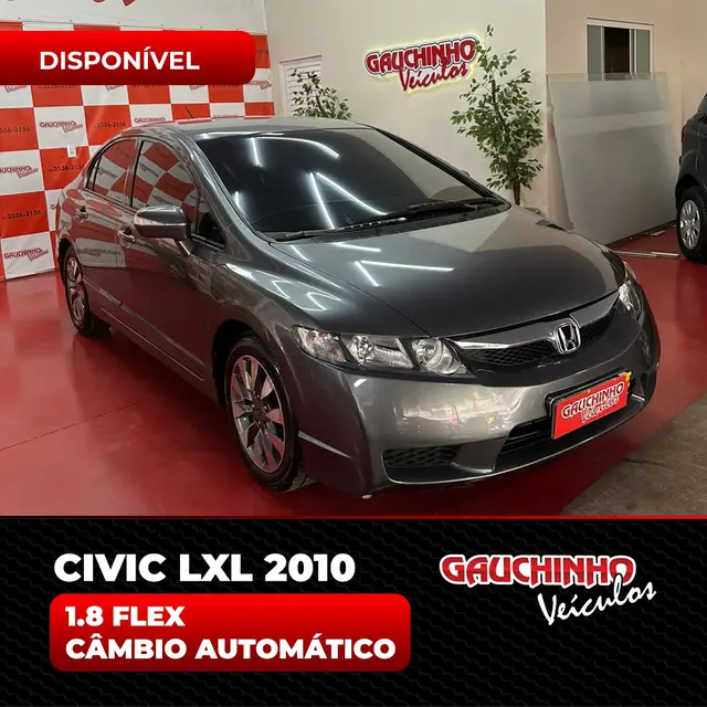 Carro Honda Civic 2010 New  LXL 1.8 16V (Couro) (Aut) (Flex)