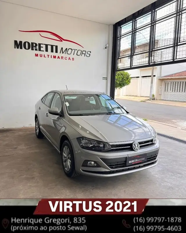 Carro Volkswagen Virtus 2021 1.0 200 TSI Comfortline (Flex) (Aut)