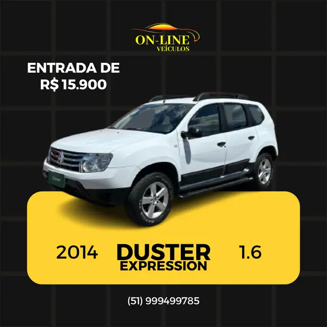 Carro Renault Duster 2014 1.6 16V Expression (Flex)
