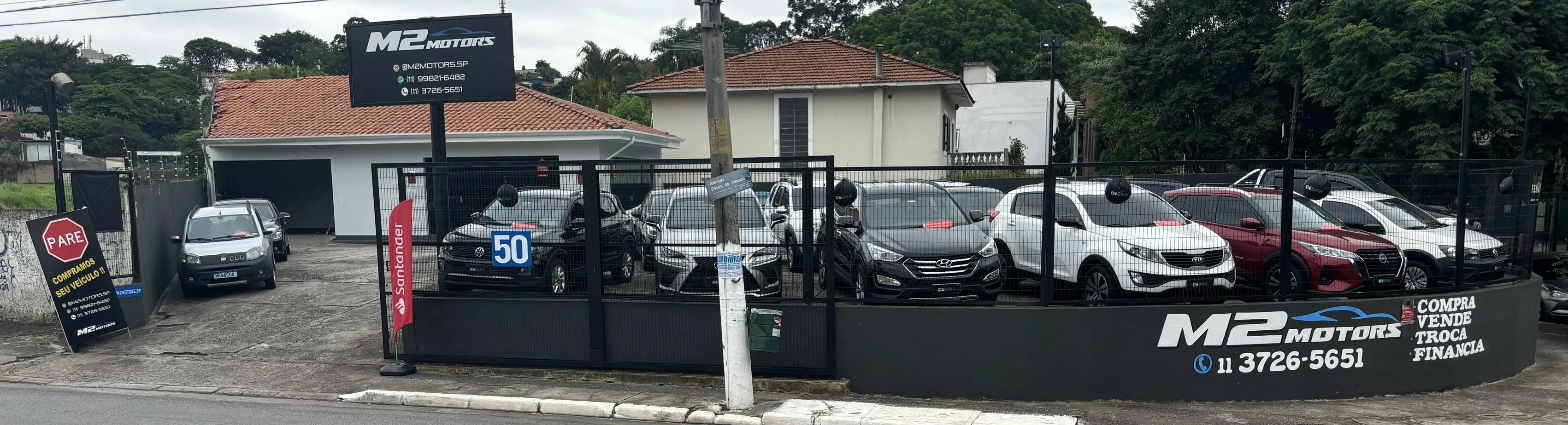 Fachada da loja Veículos à venda em M2 MOTORS - São Paulo - SP | Mobiauto