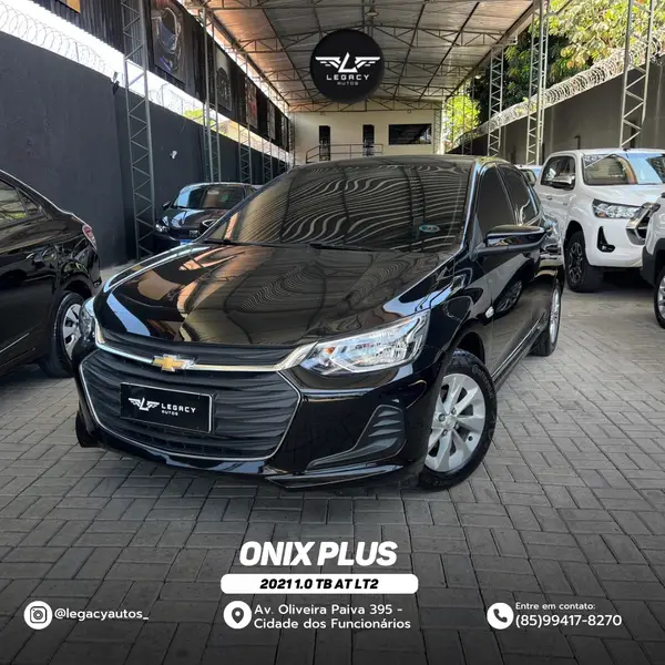 Carro Chevrolet Onix Plus 2021 1.0 LT (Flex)