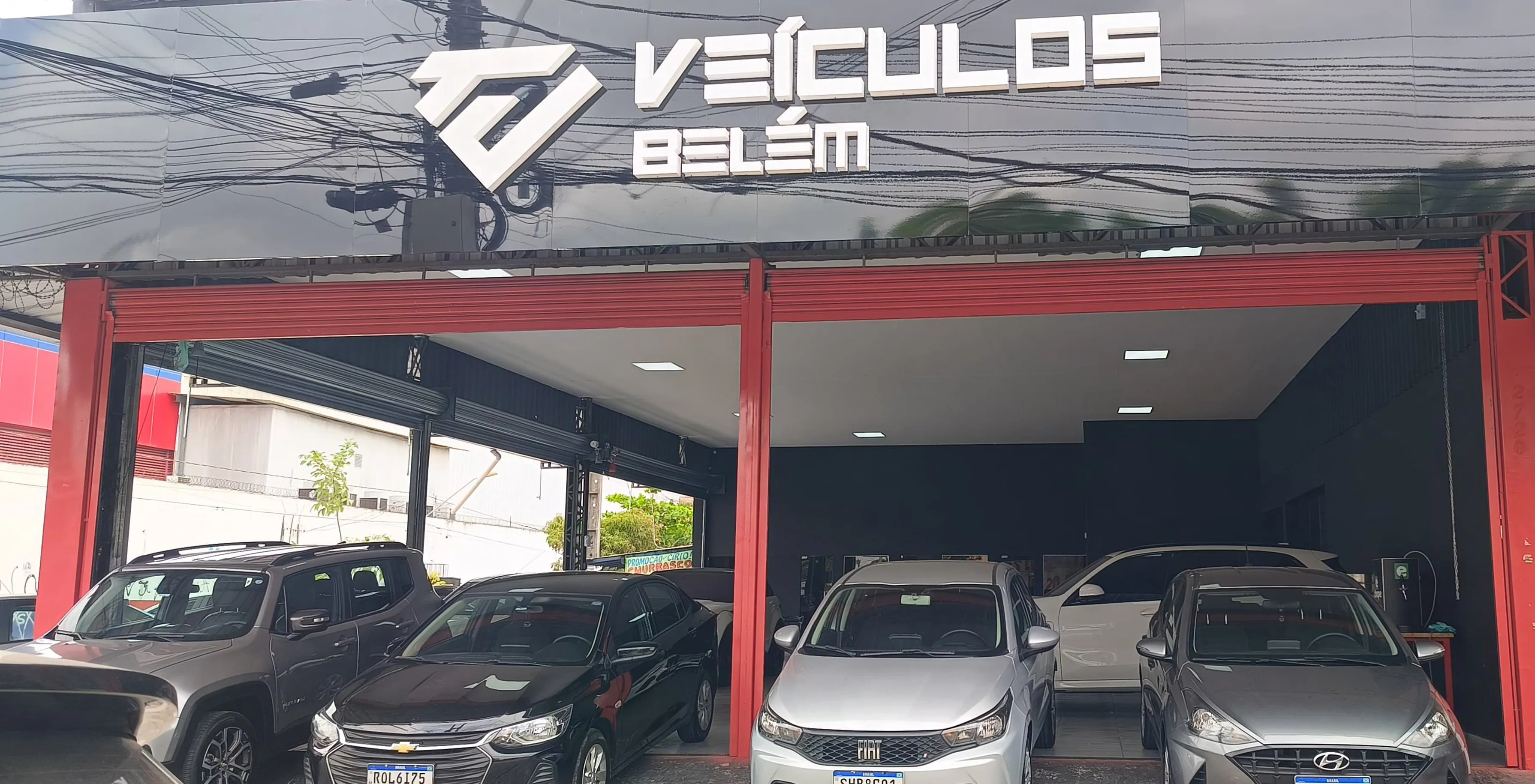 Fachada da loja TJ VEICULOS SEMINOVOS - Belém - PA
