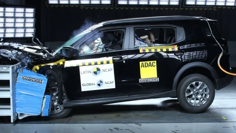 Por que o novo Citroën C3 Aircross zerou teste de segurança