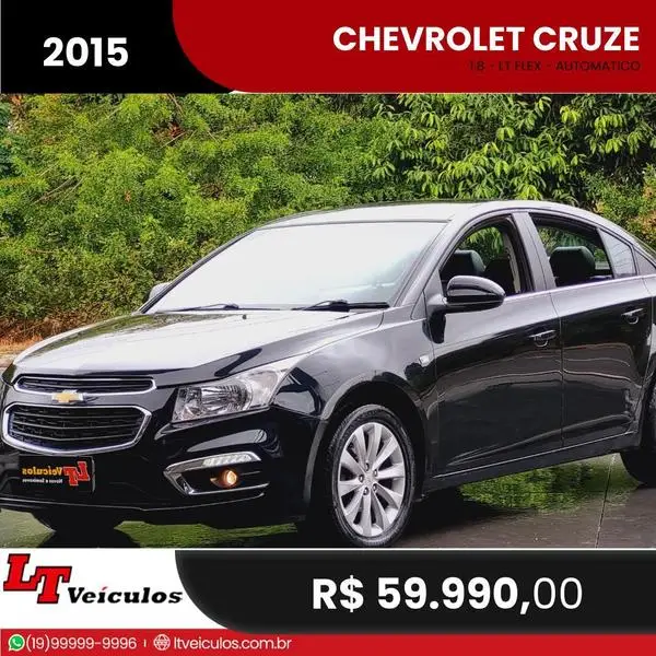 Carro Chevrolet Cruze 2015 LT 1.8 16V Ecotec (Flex)
