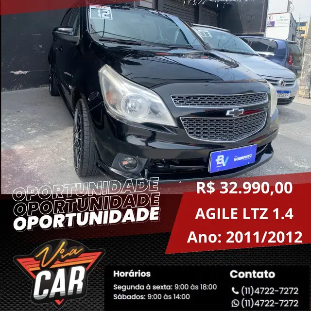 Carro Chevrolet Agile 2012 LTZ 1.4 8V (Flex)