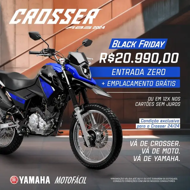 Carro Yamaha XTZ 150 Crosser 2024 S