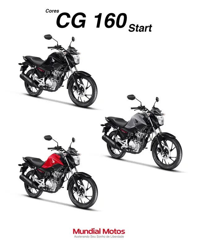 Moto Honda CG 160 2026 Start