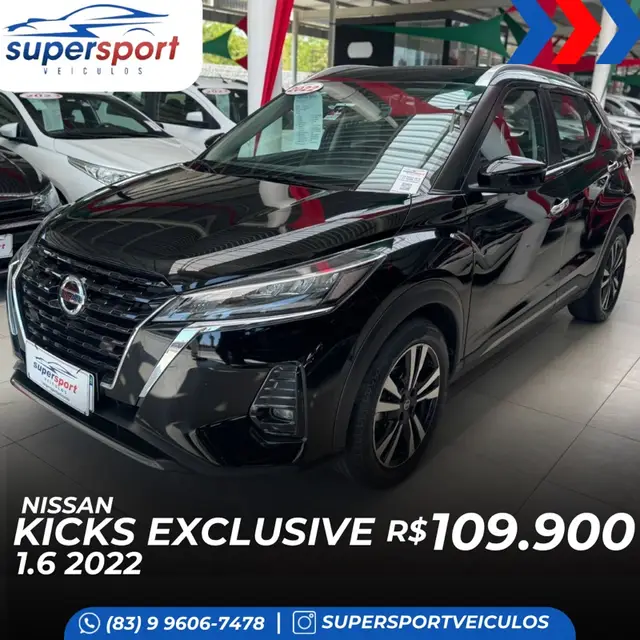 Carro Nissan Kicks 2022 Exclusive 1.6
