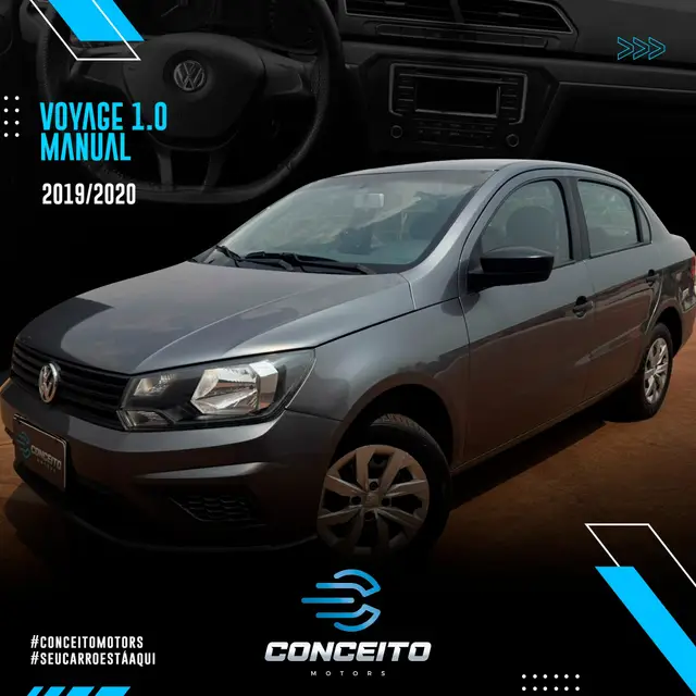 Carro Volkswagen Voyage 2020 1.0 MPI (Flex)