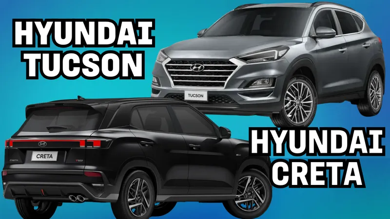 Hyundai Tucson x Creta Ultimate: onde o SUV médio leva a melhor e pior?