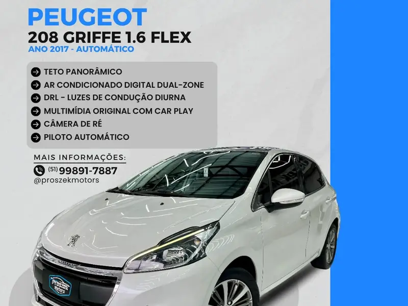 Peugeot 208 Griffe 1.6 16V (Flex) (Aut)