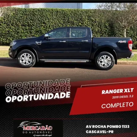 Carro Ford Ranger Cabine Dupla 2019 Ranger 3.2 XLT CD 4x4 (Aut)