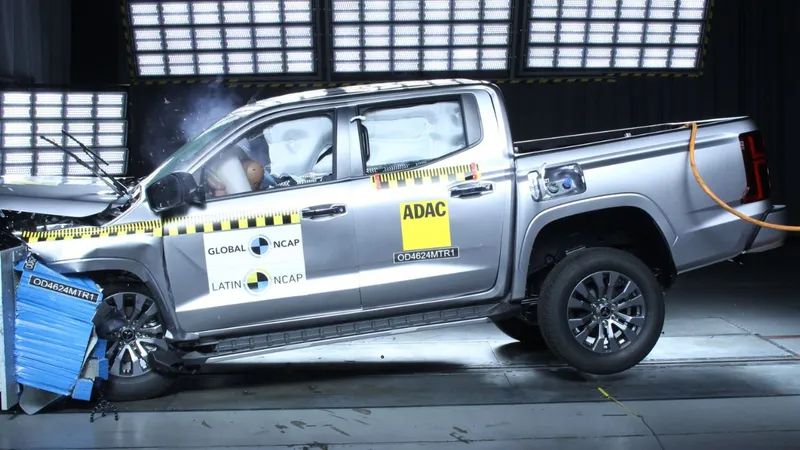 Mitsubishi Triton é primeira picape cinco estrelas do Latin NCAP