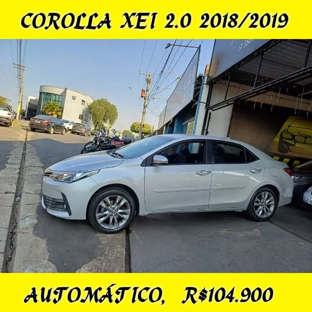 Carro Toyota Corolla 2019 2.0 XEi Multi-Drive S (Flex)