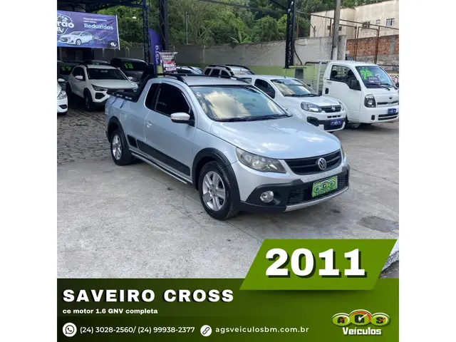 Carro Volkswagen Saveiro 2011 Cross 1.6 (Flex) (cab. estendida)