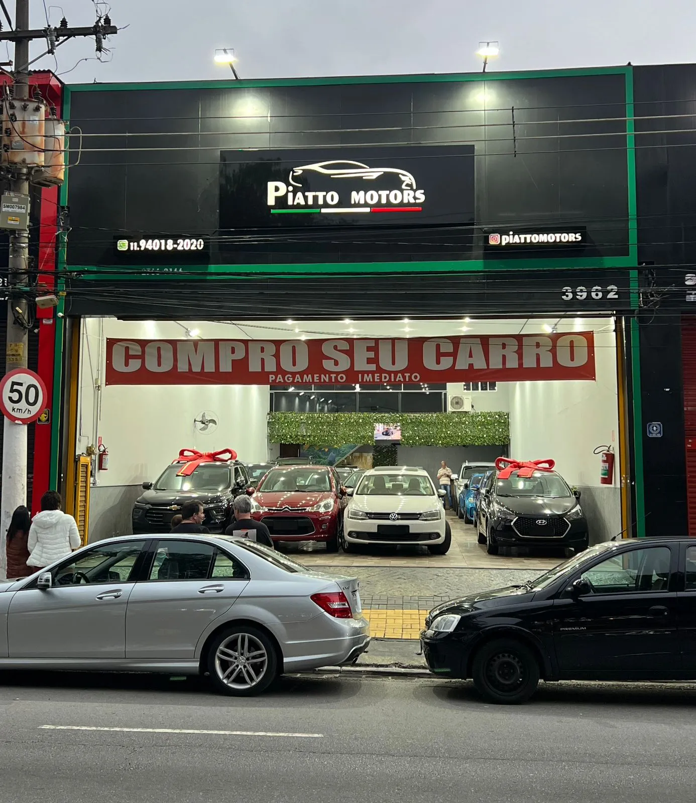 Fachada da loja PIATTO MOTORS - São Paulo - SP