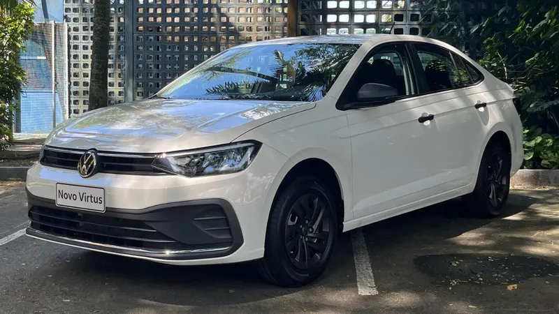 VW Virtus Sense 2025: 20 fotos exclusivas do sedan de entrada 
