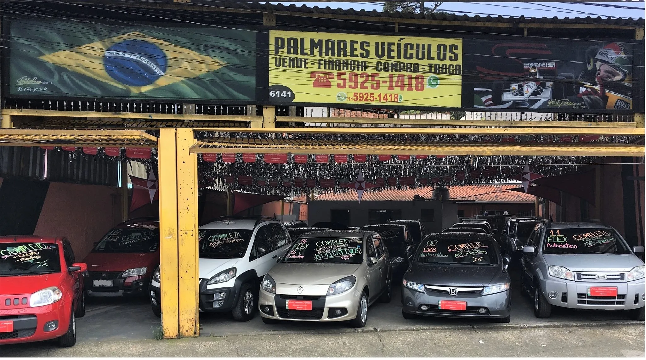 Fachada da loja Veículos à venda em Palmares Car - São Paulo - SP | Mobiauto