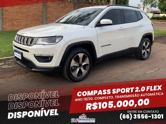 Carro Jeep Compass 2020 2.0 Sport 4x2 (Aut) (Flex)
