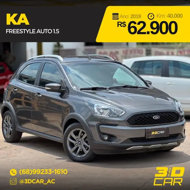 Carro Ford Ka 2019 1.5 Freestyle (Aut) (Flex)