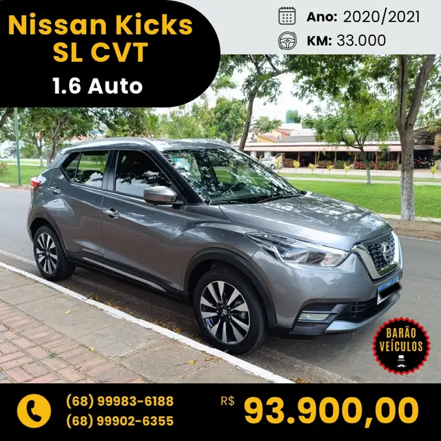 Carro Nissan Kicks 2021 SL 1.6