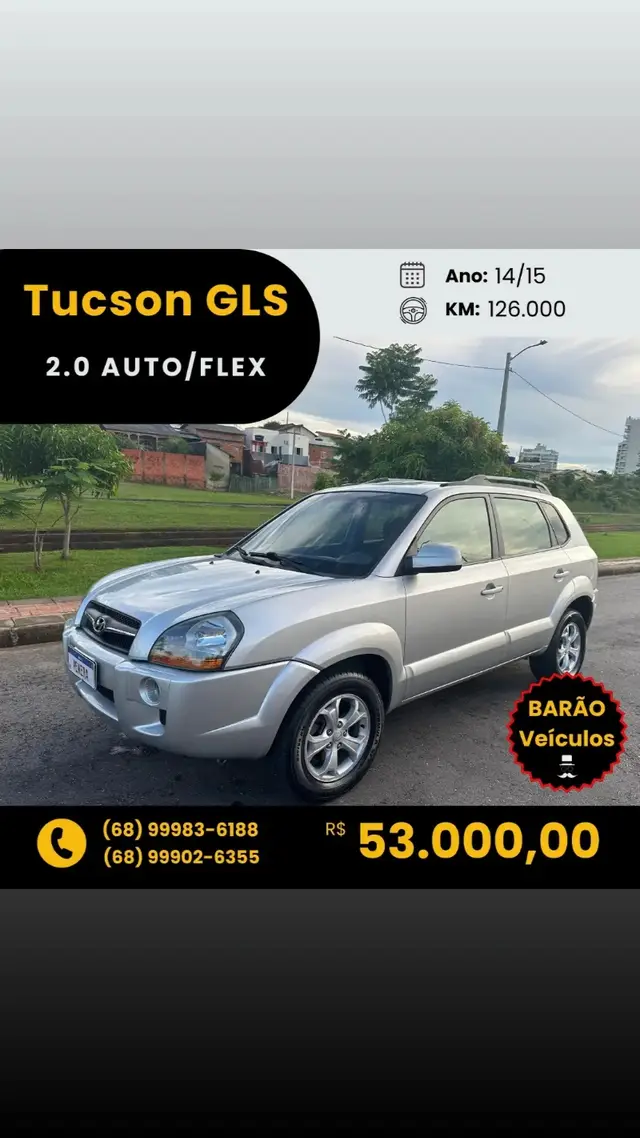 Carro Hyundai Tucson 2015 GLS 2.0L 16v (Flex) (Aut)