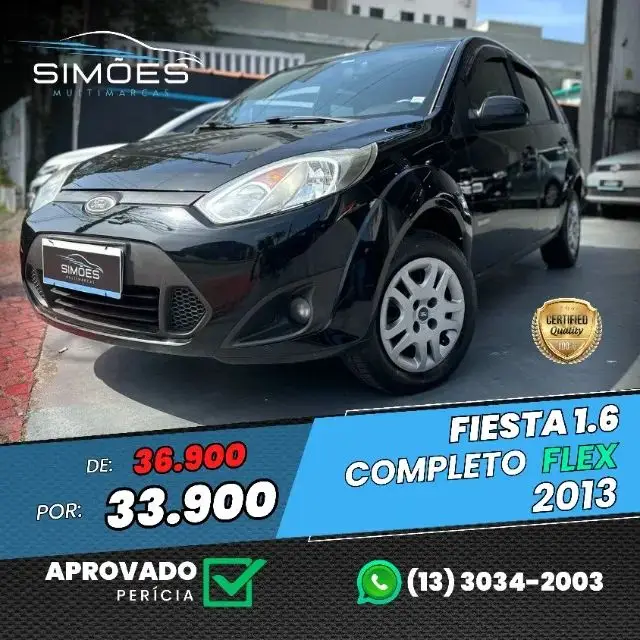 Carro Ford Fiesta Hatch 2013 1.6 (Flex)