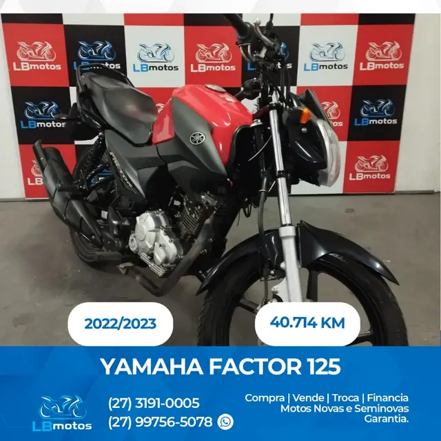 Carro Yamaha YBR 125i Factor 2023 UBS