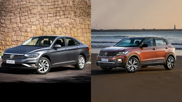 Comparamos quatro SUVs com sedans da mesma fabricante e com preços parecidos. Qual carroceria vale mais a pena?