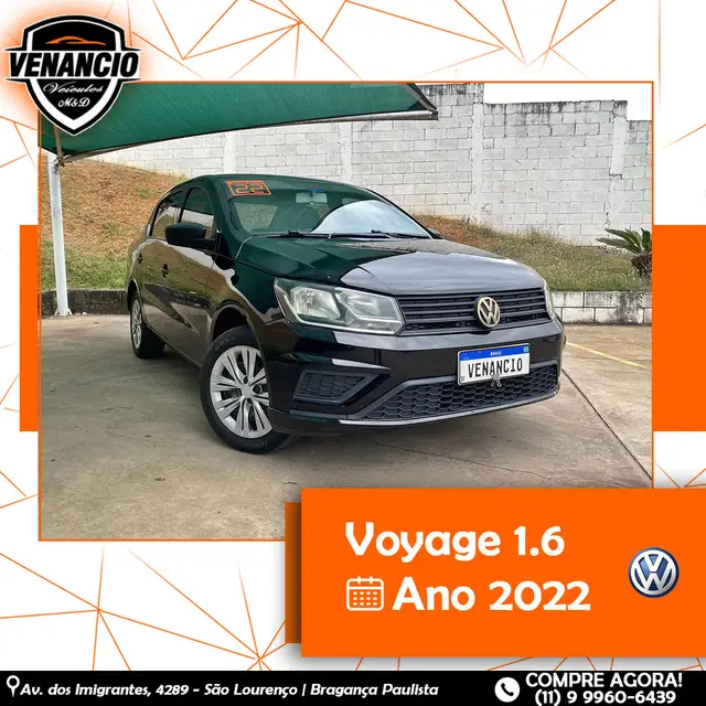 Carro Volkswagen Voyage 2022 1.6