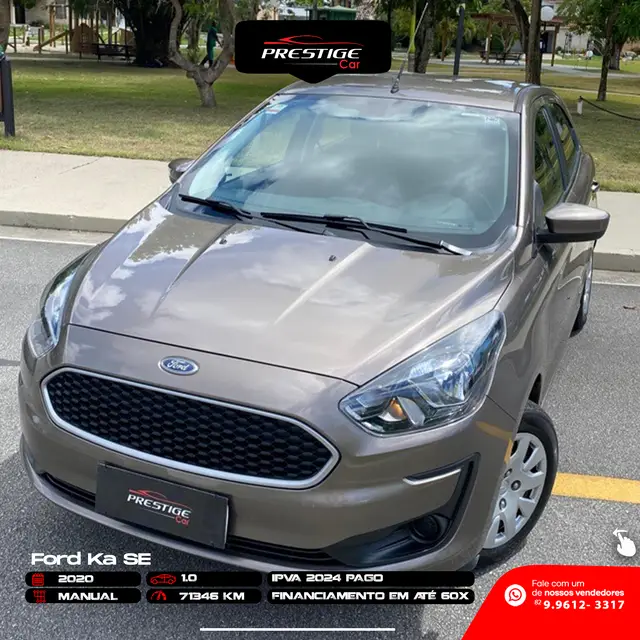Carro Ford Ka 2020 1.0 SE (Flex)