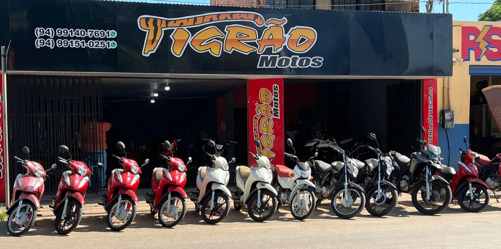 Fachada da loja TIGRAO MOTOS - Marabá - PA