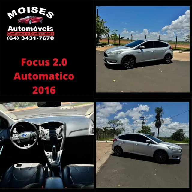 Carro Ford Focus Hatch 2016 SE Plus 1.6 TiVCT