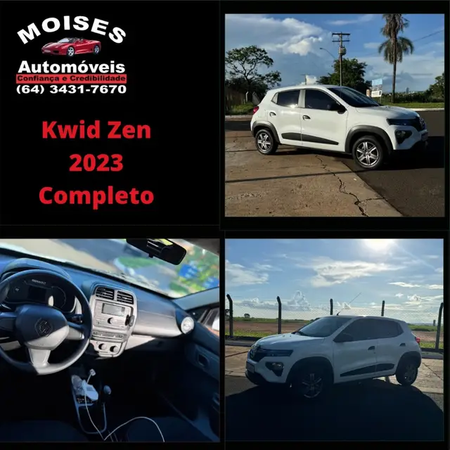 Carro Renault Kwid 2023 Zen 1.0 12v SCe (Flex)