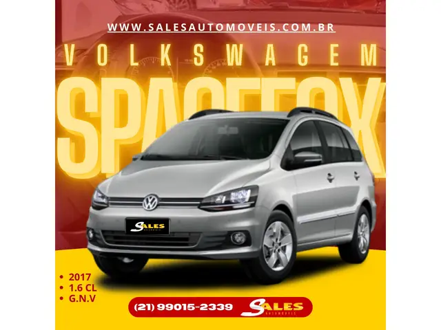 Carro Volkswagen SpaceFox 2017 1.6 MSI Comfortline I-Motion (Flex)