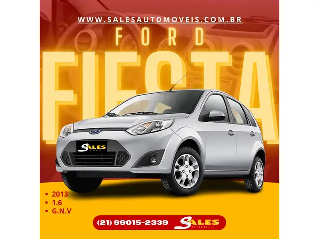 Carro Ford Fiesta Hatch 2013 1.6 (Flex)