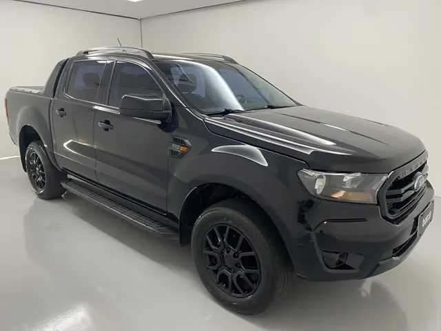 Carro Ford Ranger Cabine Dupla 2023 Black 2.2 Turbodiesel 4x2 (Aut)
