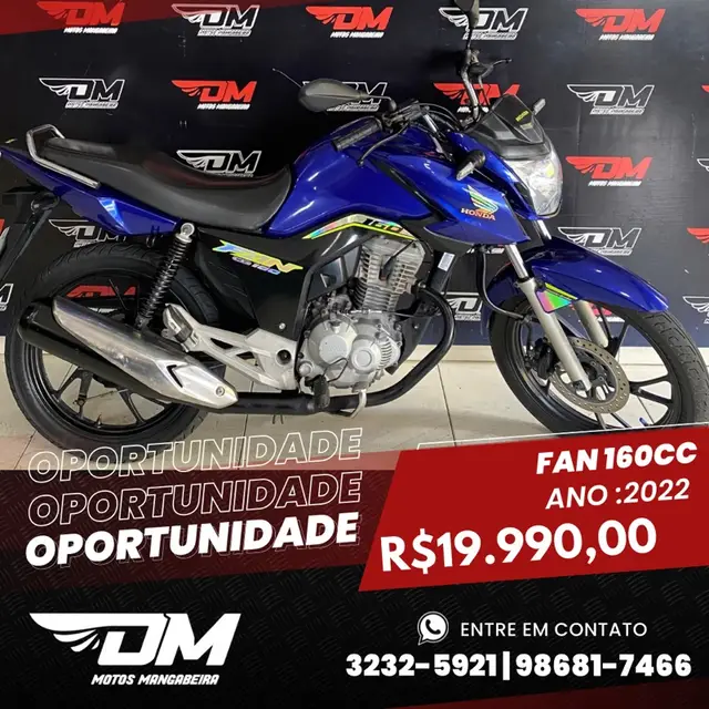 Moto Honda CG 160 2022 Fan
