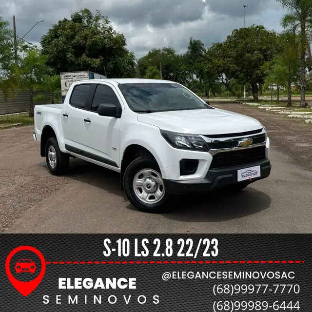 Carro Chevrolet S10 Cabine Dupla 2023 LS 2.8 Turbodiesel