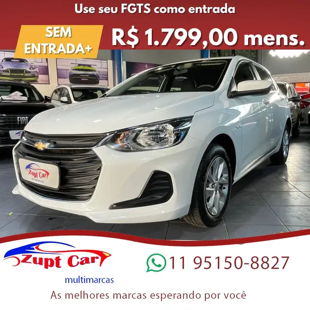 Carro Chevrolet Onix 2022 LT 1.0
