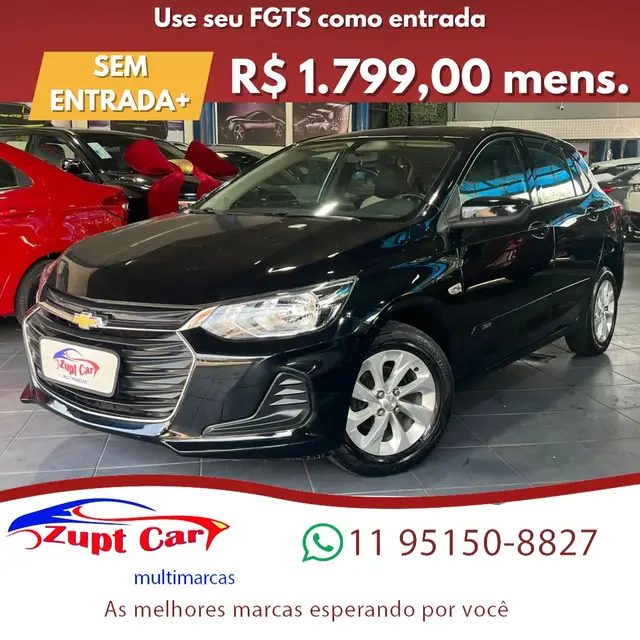 Carro Chevrolet Onix 2021 LT 1.0 (Flex)