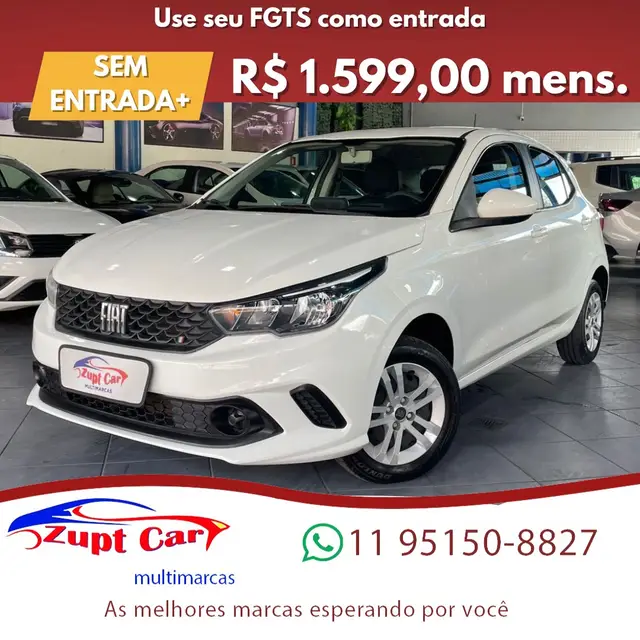 Carro Fiat Argo 2021 Drive 1.0 (Flex)