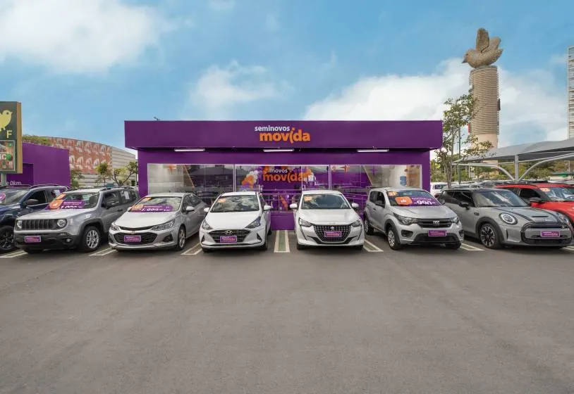 Fachada da loja Veículos à venda em Seminovos Movida Campinas Shopping Dom Pedro - Campinas - SP | Mobiauto
