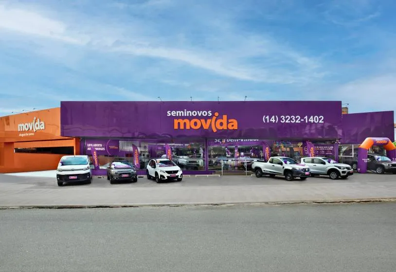 Fachada da loja Veículos à venda em Seminovos Movida Bauru - Bauru - SP | Mobiauto