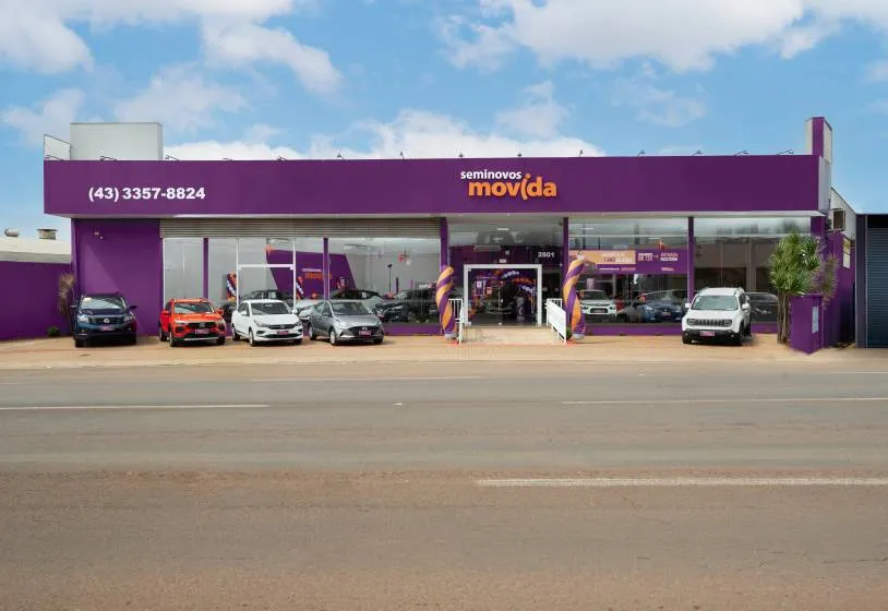 Fachada da loja Seminovos Movida Londrina - Londrina - PR