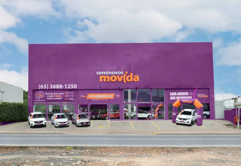 Fachada da loja Seminovos Movida Várzea Grande - Várzea Grande - MT
