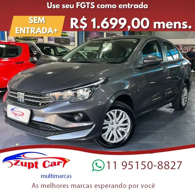 Carro Fiat Cronos 2022 Drive 1.3 S-Design (Flex)