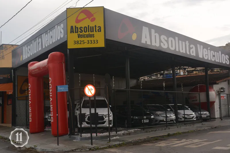 Fachada da loja Absoluta Veiculos - Patos de Minas - MG