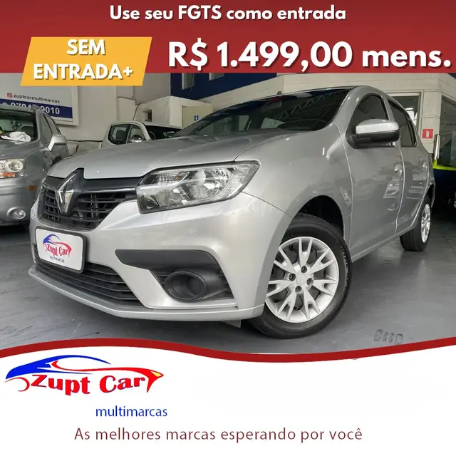 Carro Renault Sandero 2022 Zen 1.0 12V SCe (Flex)